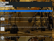 Tablet Screenshot of cruiseshipdrummer.com